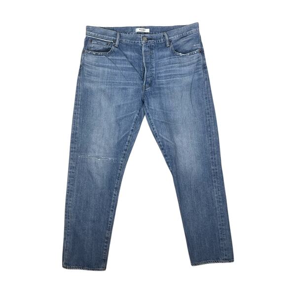 Moussy Vintage Saab Cotton Tapered Jeans Distressed Made In Japan Women's 38 - Picture 1 of 15